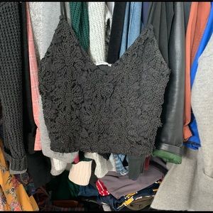 Cropped Lace Camisole